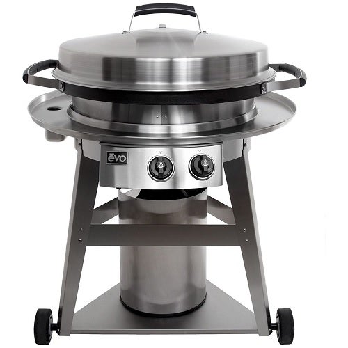 Evo Professional Wheeled Cart Flattop LPG BBQ Grill